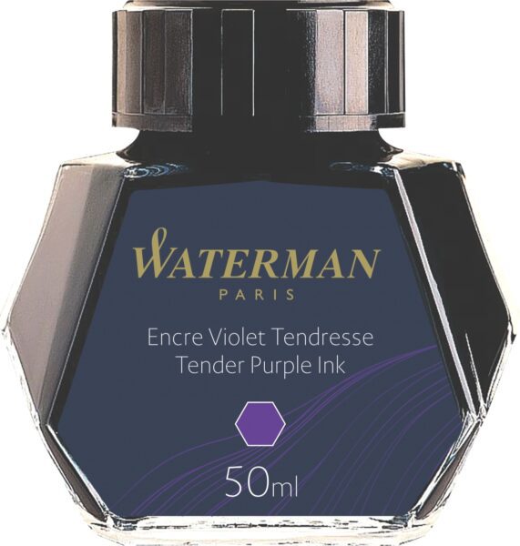 Флакон с фиолетовыми чернилами для перьевой ручки Waterman, Tender PurpleS0110750