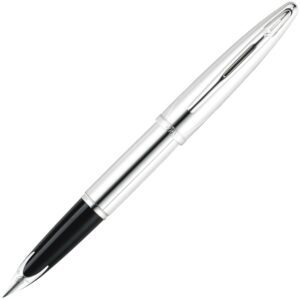 Перьевая ручка Waterman Carene DeLuxe, Silver Meridians ST (Перо M)