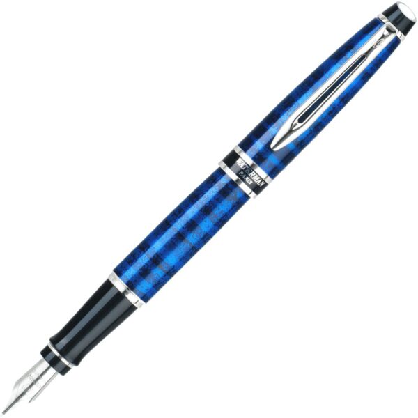 Ручка перьевая Waterman Expert 2, Sublimated Blue CT (Перо F)WT 141621/20