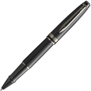 Ручка-роллер Waterman Expert DeLuxe, Metallic Black RT