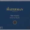 Стандартные картриджи с черными чернилами для перьевой ручки Waterman, Intense BlackS0110850